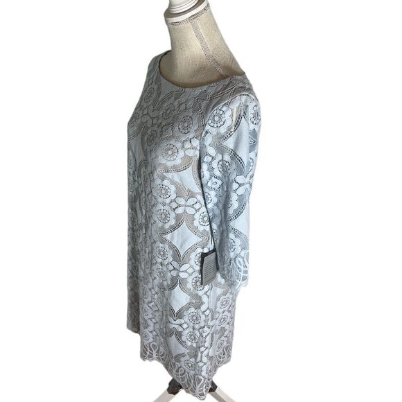 Eliza J Light Blue Lace Dress NWT - Picture 2 of 9